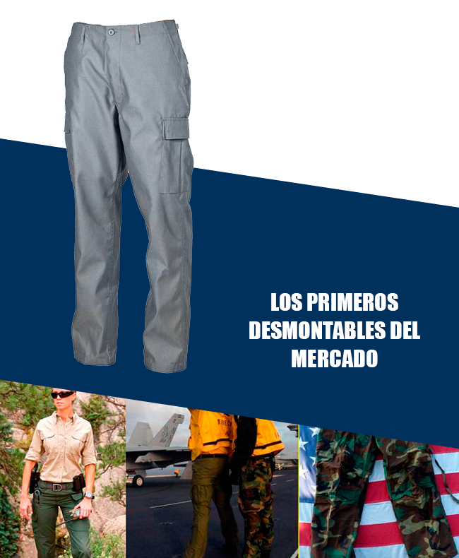 pantalones desmontables precio mercado